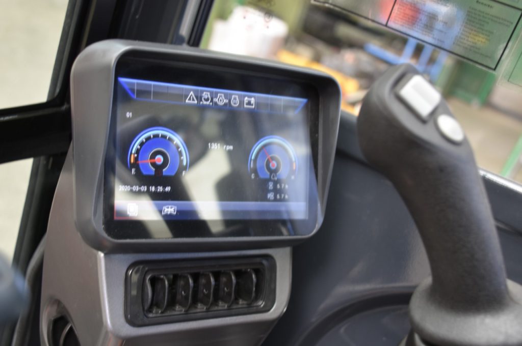 Dashboard display - Atlas mini excavator AC 35UF