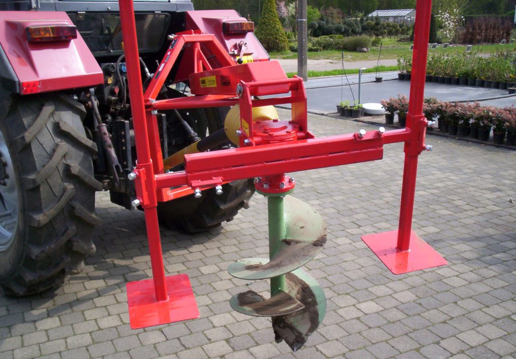 Block soil auger WBS-1 with Damcon depth supports