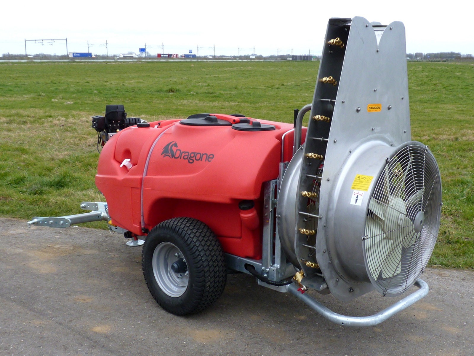 Dragone K1 or K2 cross stream sprayer - Damcon tree nursery equipment