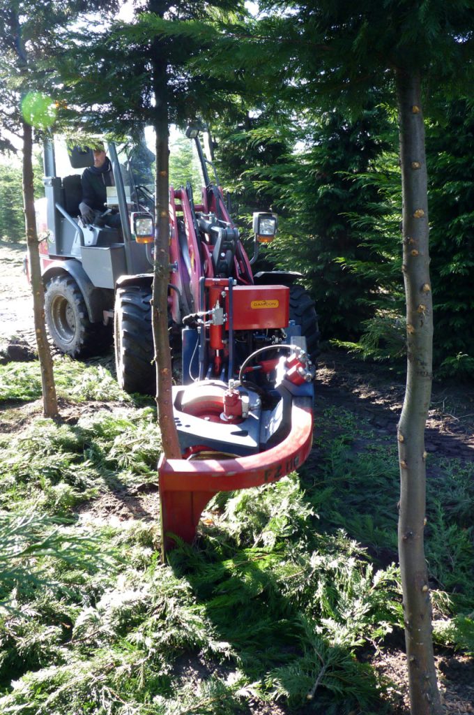 Pazzaglia FZ-110 root balling machine mounting unit