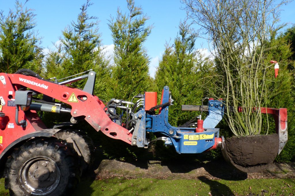 Pazzaglia FZ-110 root balling machine mounting unit