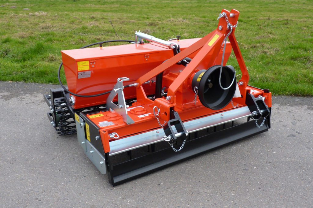 Kubota MTZ SM 135 harrow with seed combination