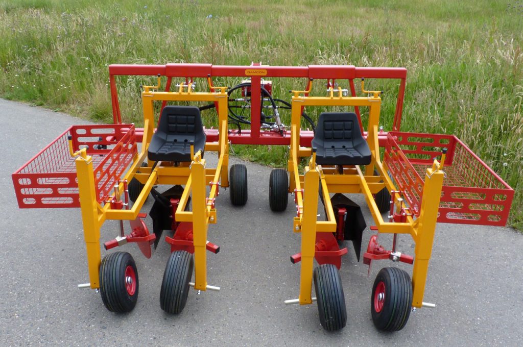 PL-10 tree planting machine 2-row with GPS marker