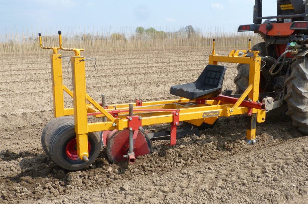 Sliding shoe for row distance from 40 cm