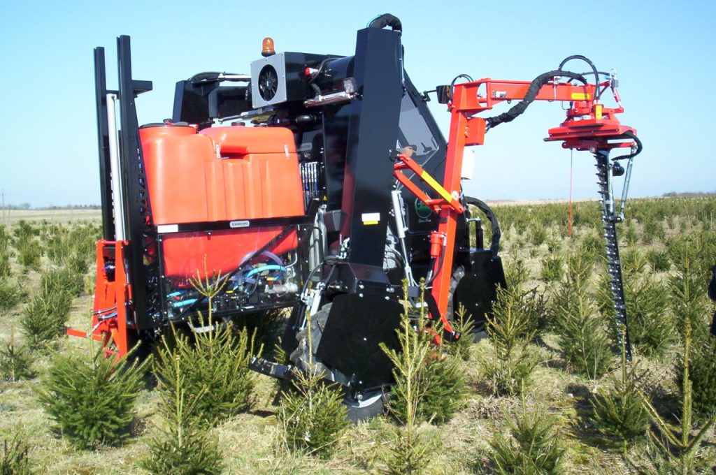 Company colors for Multitrike high clearance tractor