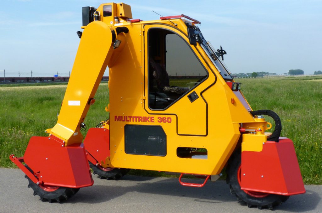 Wheel covers for Multitrike high clearance tractor