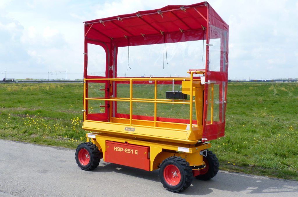 Canopy on HSP-251 E - Pruning platform option