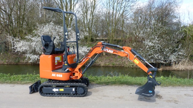 Atlas mini excavator AC 08B